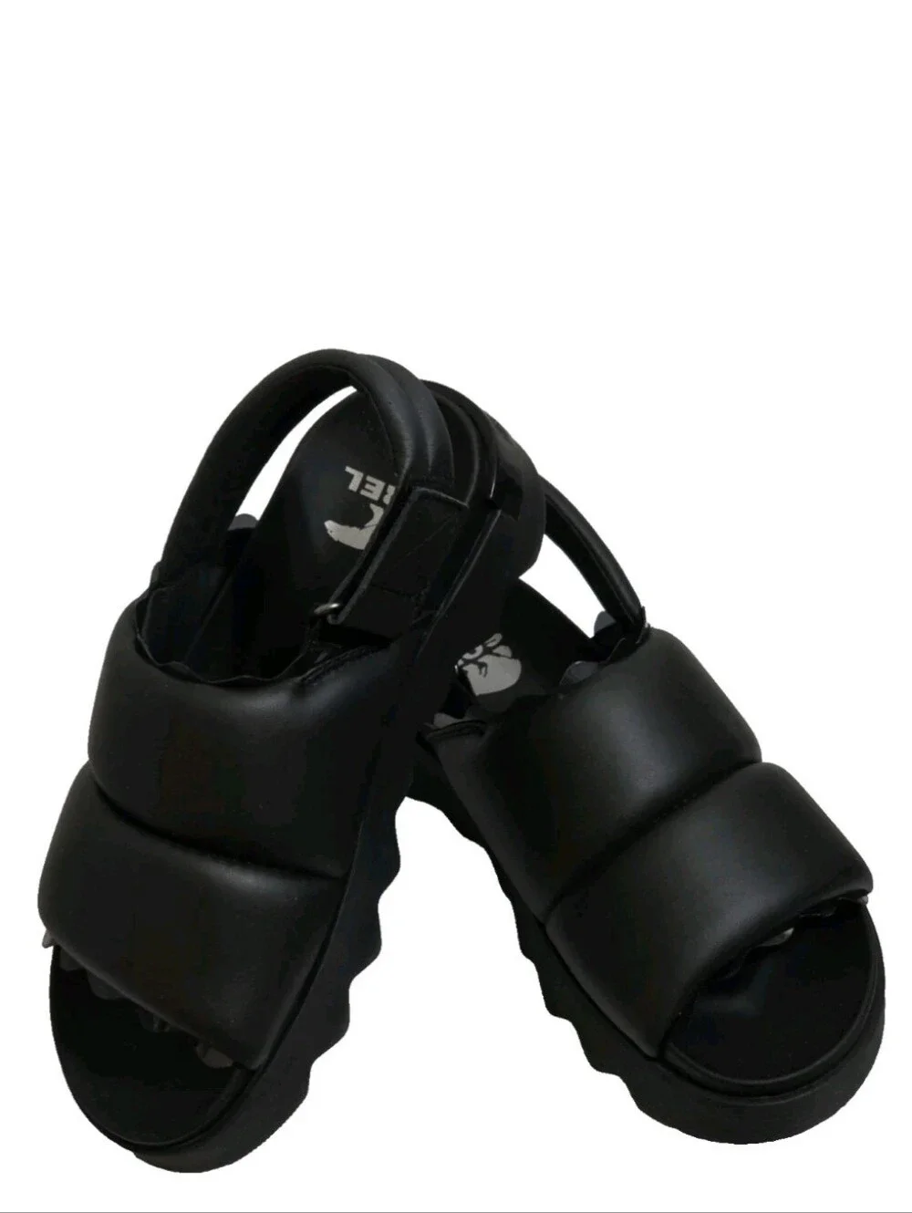 Sorel Viibe Black Slingback Sandal